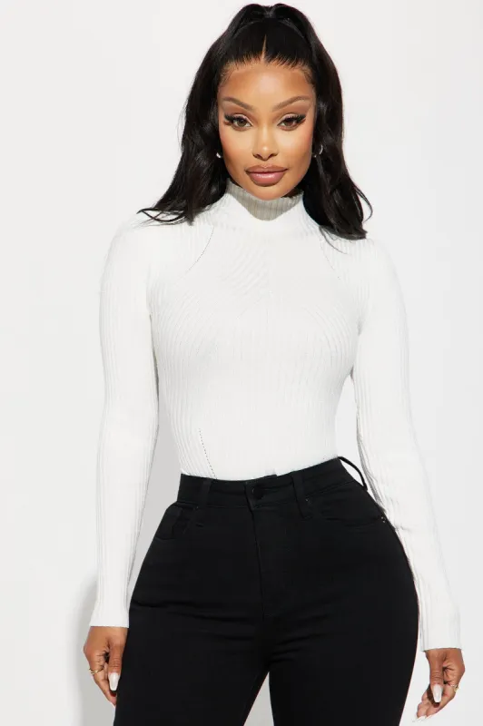 Erma Ribbed Sweater - Ivory sold by Fashion Nova