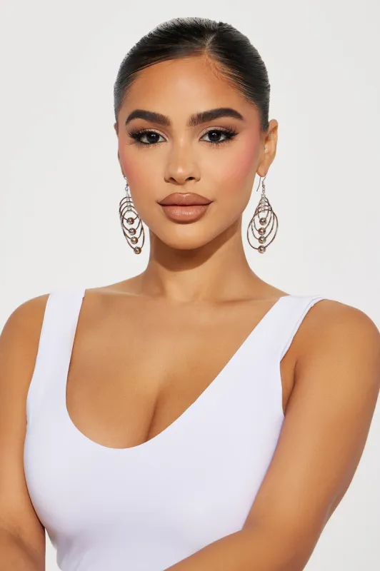 In My Orbit Earrings - Silver sold by Fashion Nova