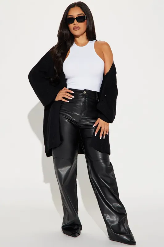 Long Road Cardigan - Black sold by Fashion Nova
