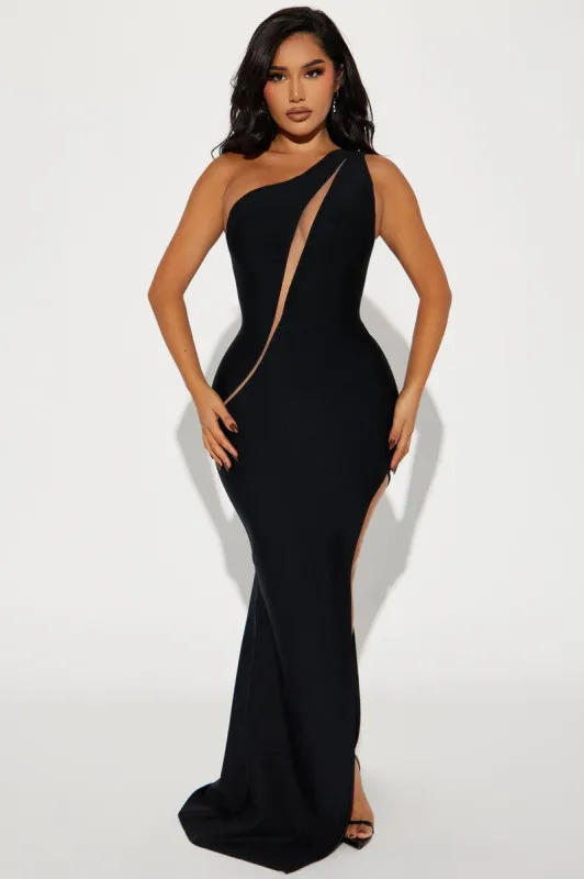Sloan Bandage Maxi Dress - Black sold by Fashion Nova