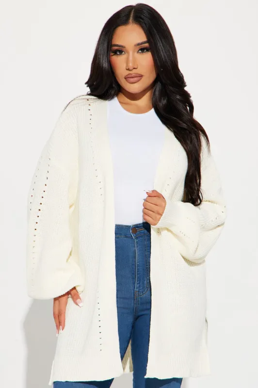 Long Road Cardigan - Cream sold by Fashion Nova