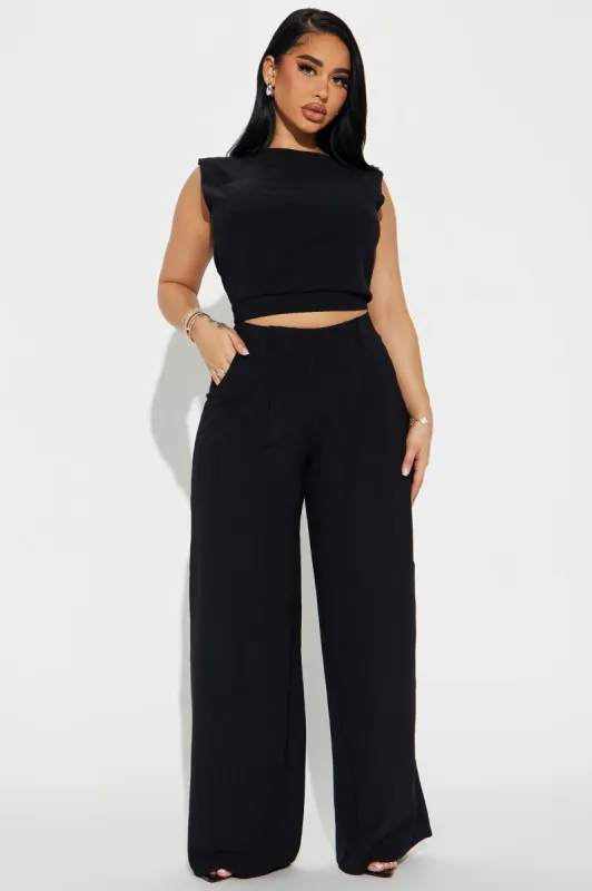 Kara Pant Set - Black sold by Fashion Nova