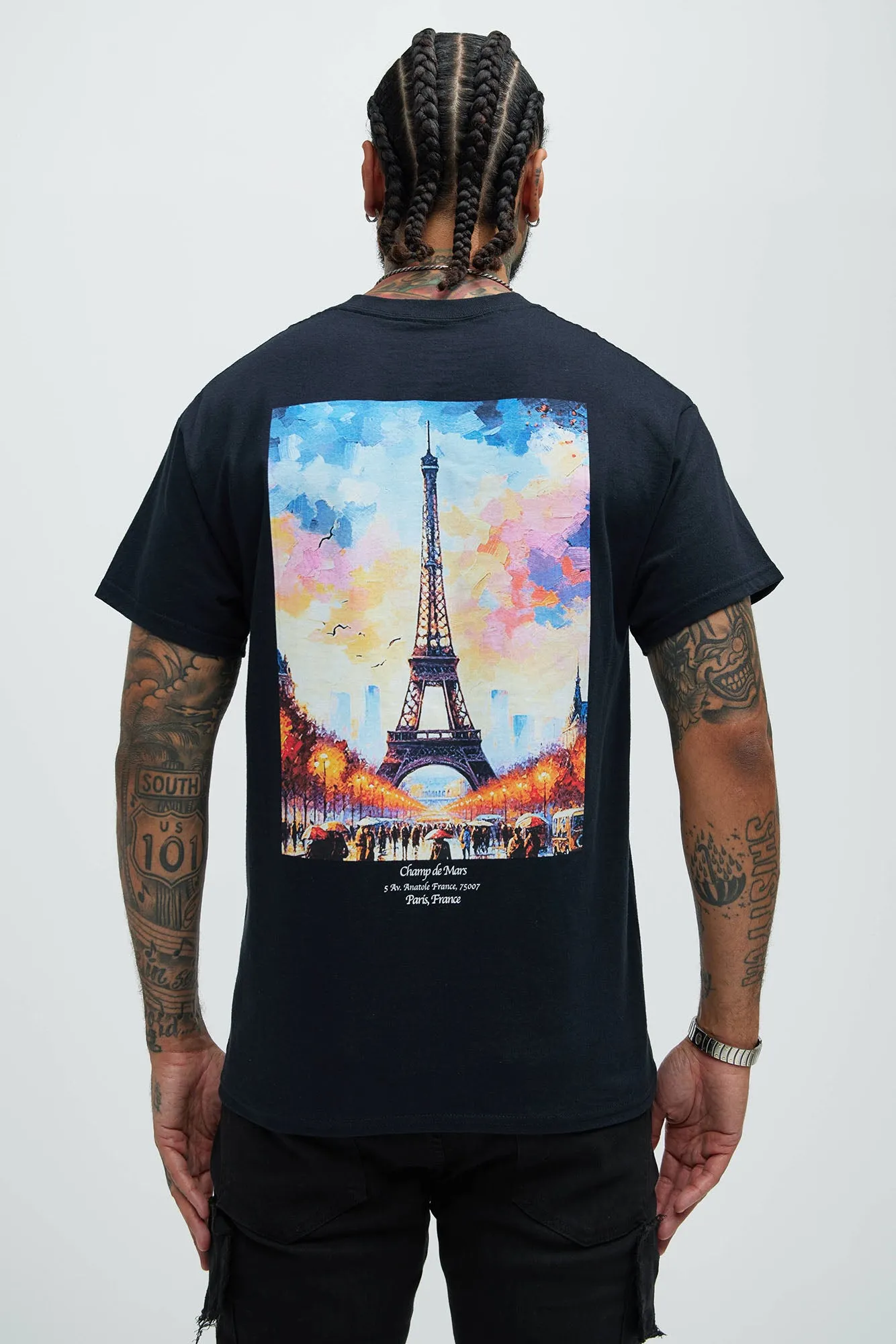 Champ De Mars Short Sleeve Tee - Black sold by Fashion Nova product image thumbnail 4