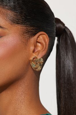 Mazzy Earrings - Gold sold by Fashion Nova