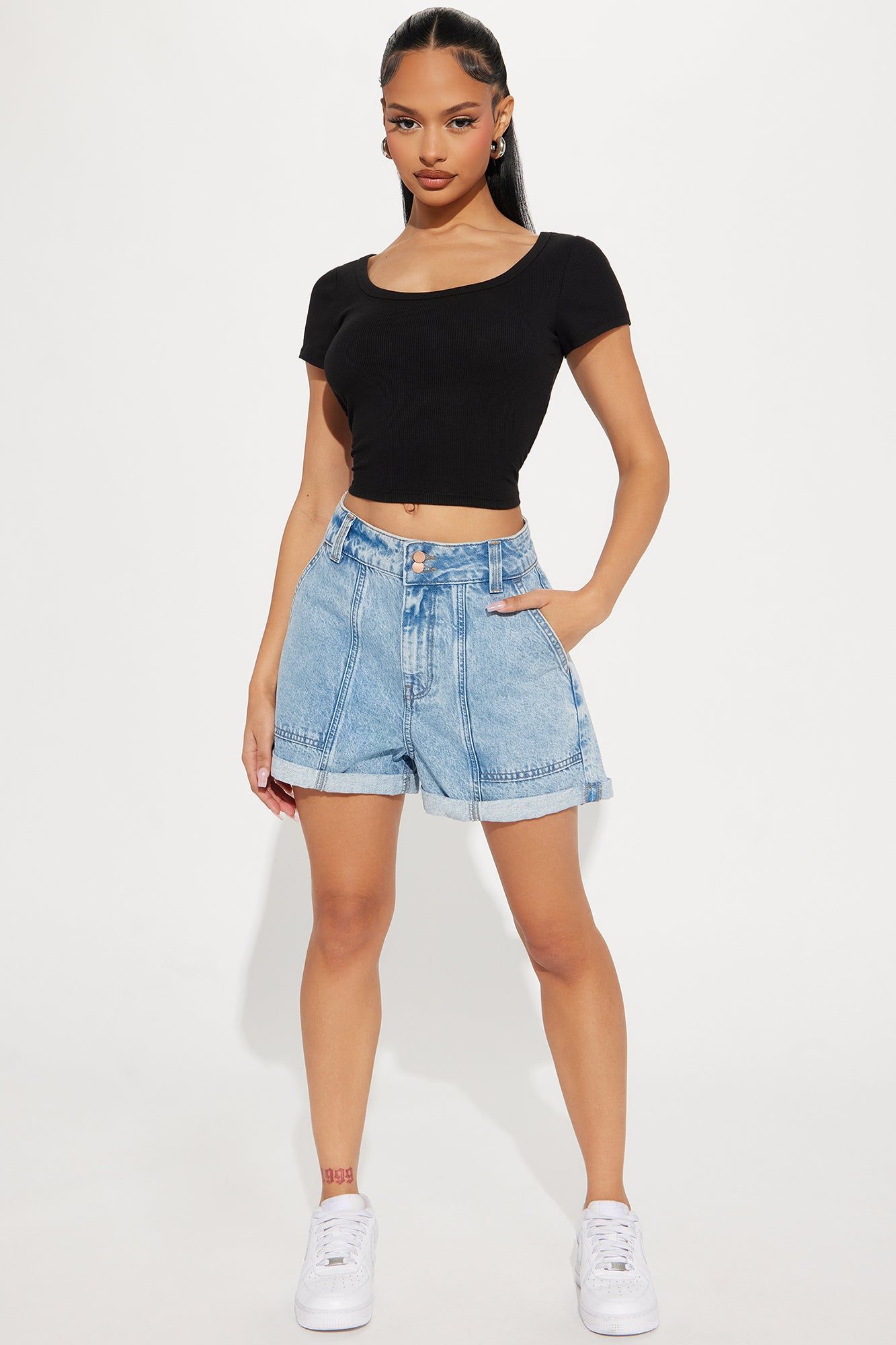 Amelia Scoop Neck Top - Black sold by Fashion Nova product image thumbnail 2