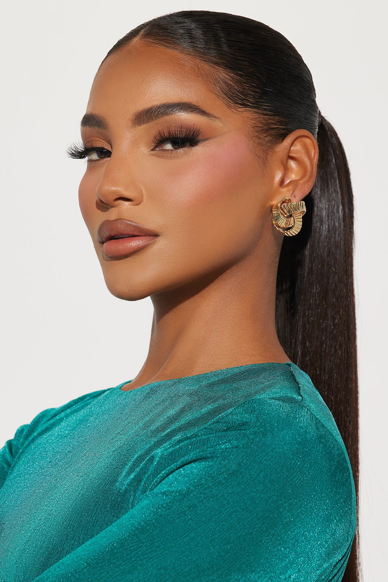 Mazzy Earrings - Gold sold by Fashion Nova product image thumbnail 2
