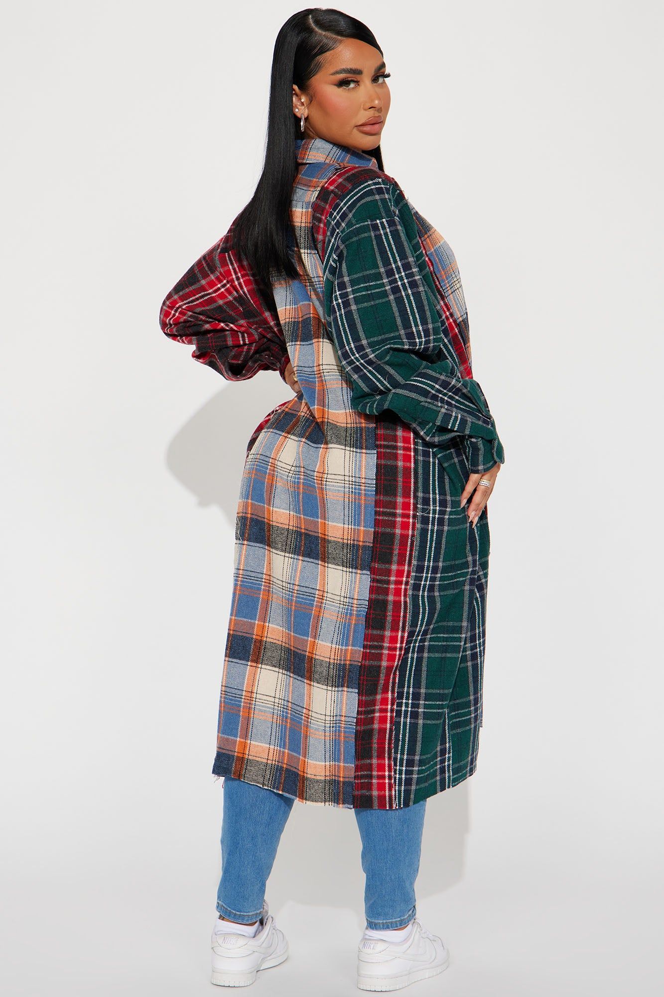 Feelin' Free Plaid Shirt - Multi Color sold by Fashion Nova product image thumbnail 3