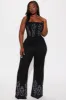 Kentucky Babe Faux Suede Pant Set - Black sold by Fashion Nova