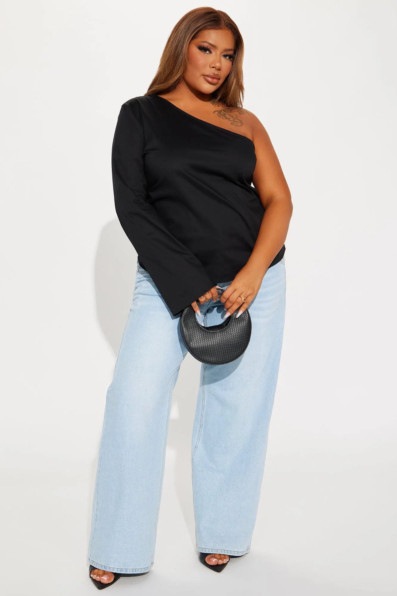 Willow Poplin Blouse Top - Black sold by Fashion Nova product image thumbnail 5