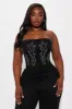 Kentucky Babe Faux Suede Pant Set - Black sold by Fashion Nova