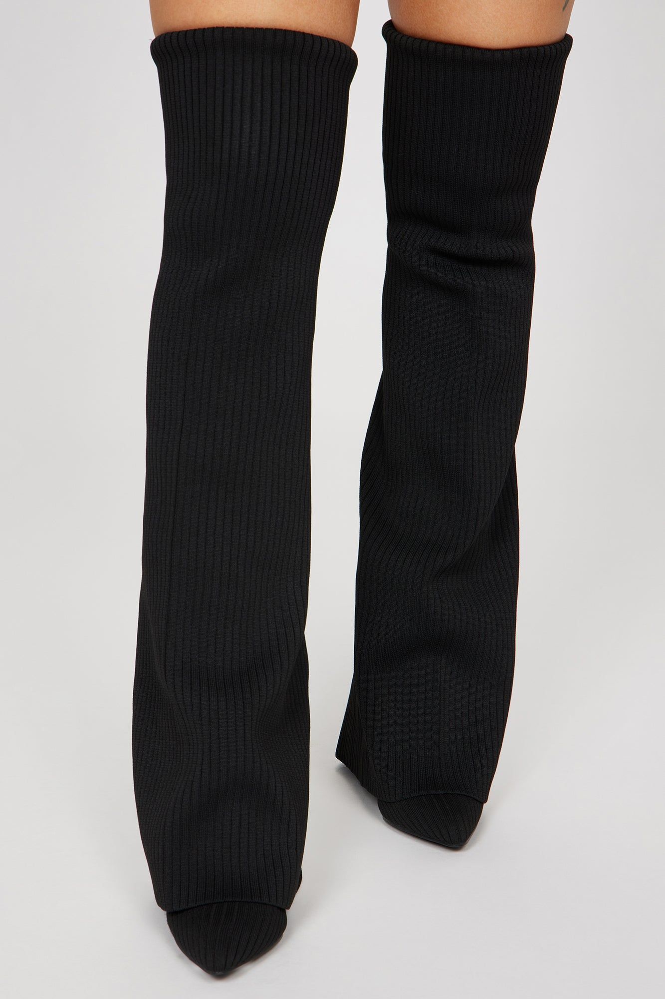 Out Of Sight Over The Knee Boots - Black sold by Fashion Nova product image thumbnail 2