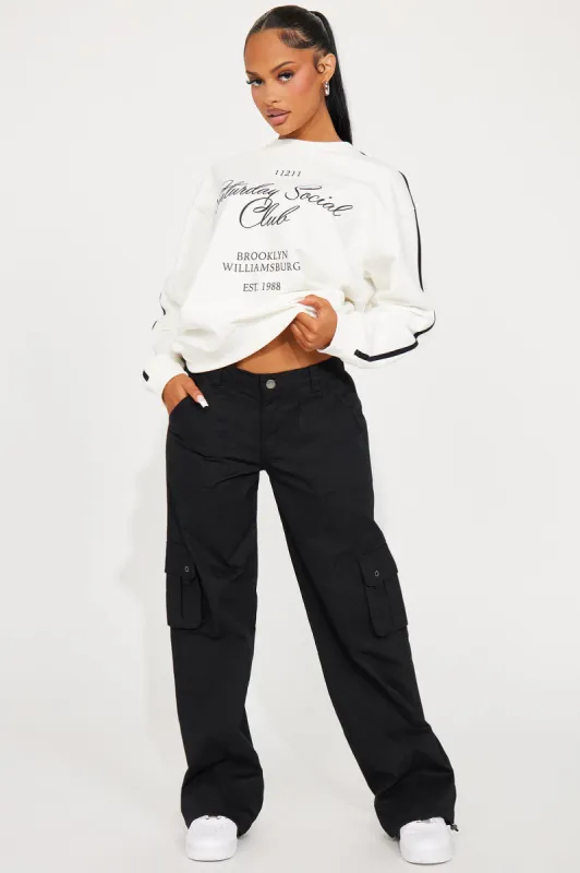 Shame On You Cargo Jogger - Black sold by Fashion Nova