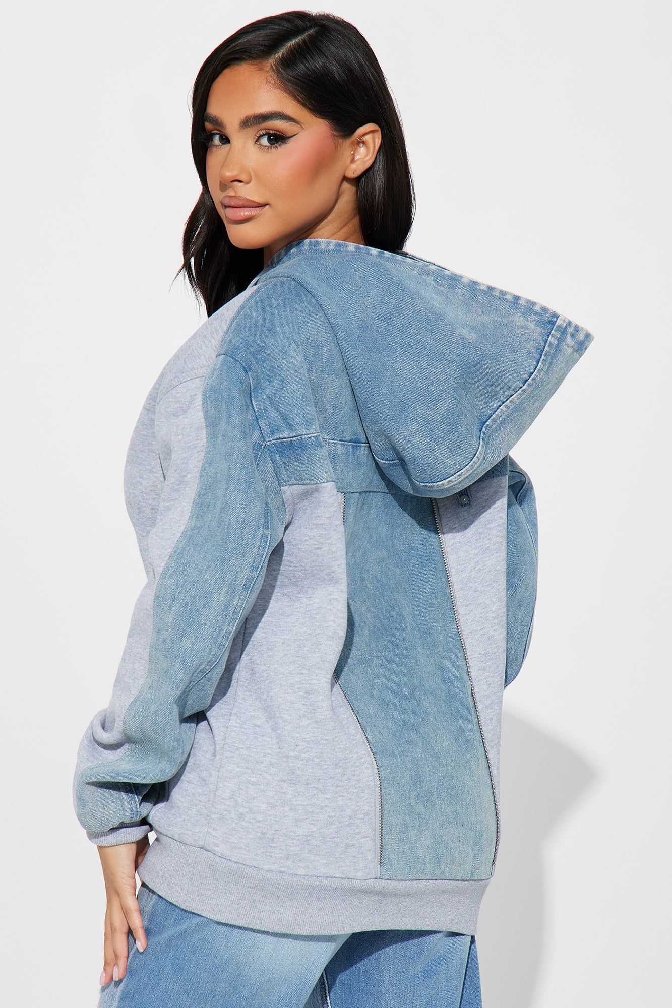 Keep It Low Key Oversized Hoodie - Heather Grey sold by Fashion Nova product image thumbnail 5