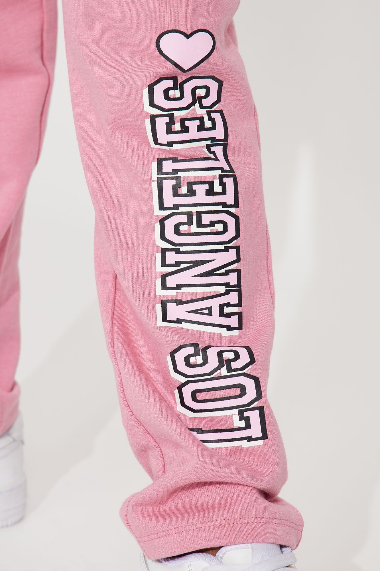 Mini LA City Girl Fleece Jogger Set - Mauve sold by Fashion Nova product image thumbnail 4