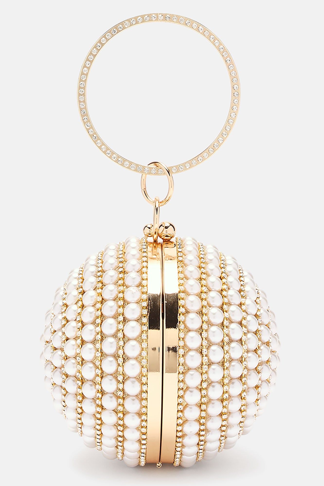 Make It Shine Sphere Clutch - Gold/combo sold by Fashion Nova product image thumbnail 3