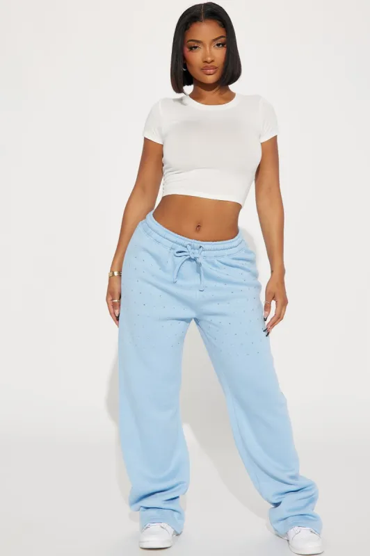 Princess Treatment Lounge Pant - Light Blue sold by Fashion Nova