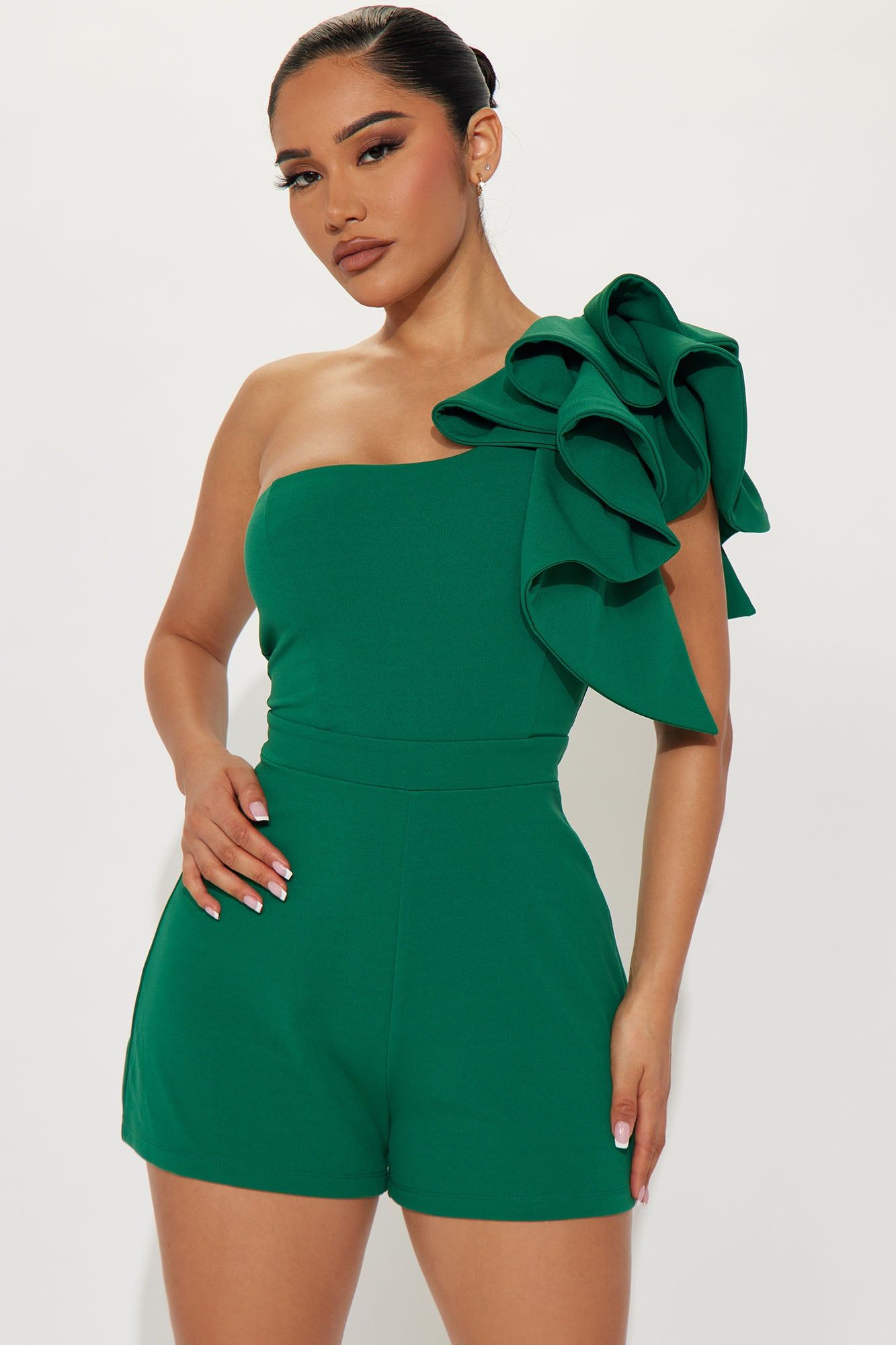 Mimosas And Brunch Romper - Green sold by Fashion Nova product image thumbnail 2