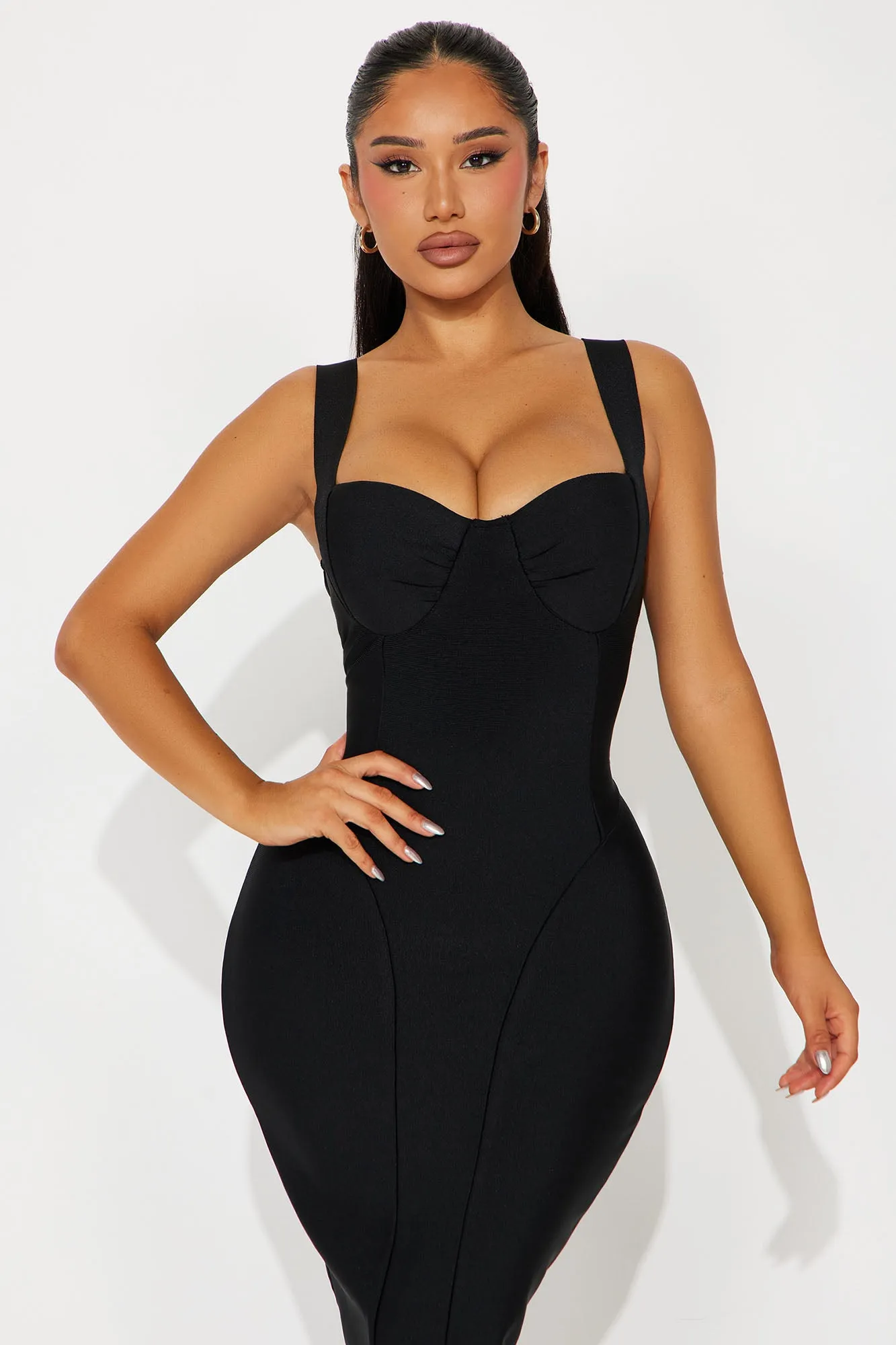 Cierra Bandage Midi Dress - Black sold by Fashion Nova product image thumbnail 2