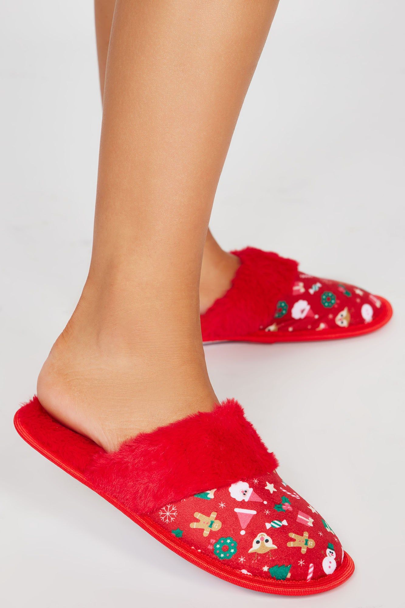 Christmas Countdown Slippers - Red sold by Fashion Nova product image thumbnail 3