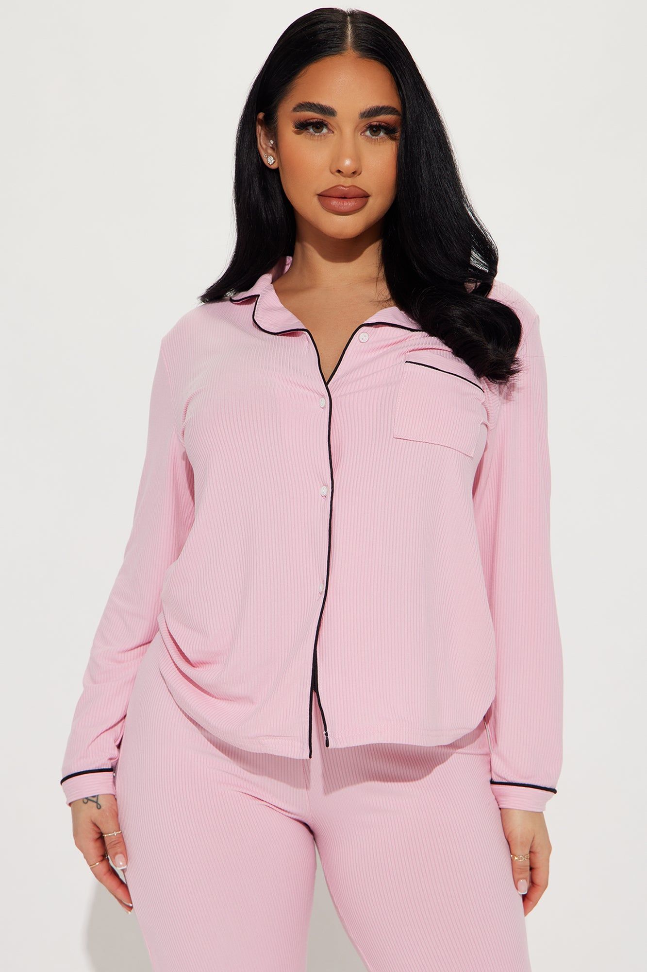 Cozy And Snuggly PJ Pants Set - Pink sold by Fashion Nova product image thumbnail 2