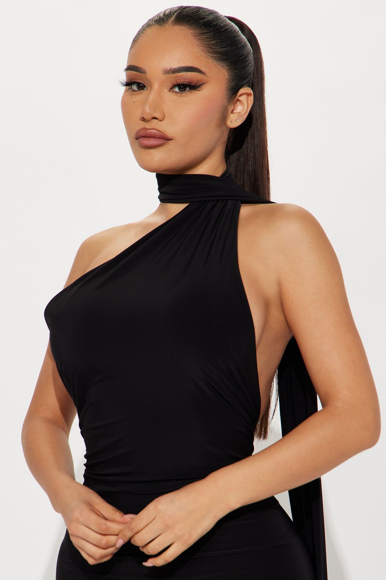 Neck Wrap Maxi Dress - Black sold by Fashion Nova product image thumbnail 2