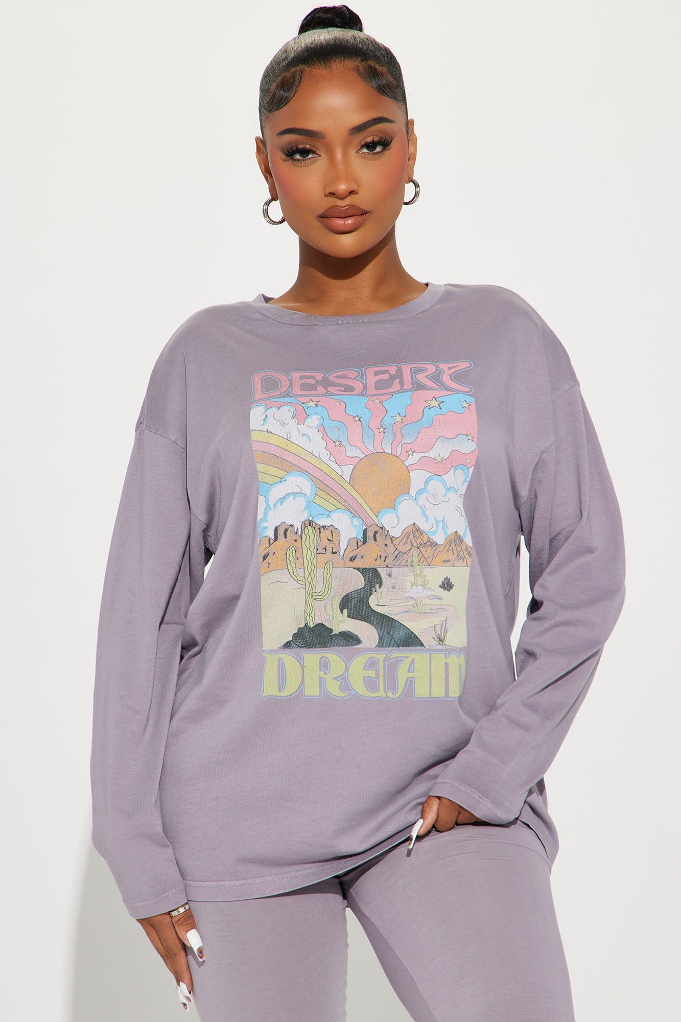 Desert Dream Vintage Wash Legging Set - Grey sold by Fashion Nova product image thumbnail 2