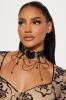 New Romance Choker - Gold/Black sold by Fashion Nova