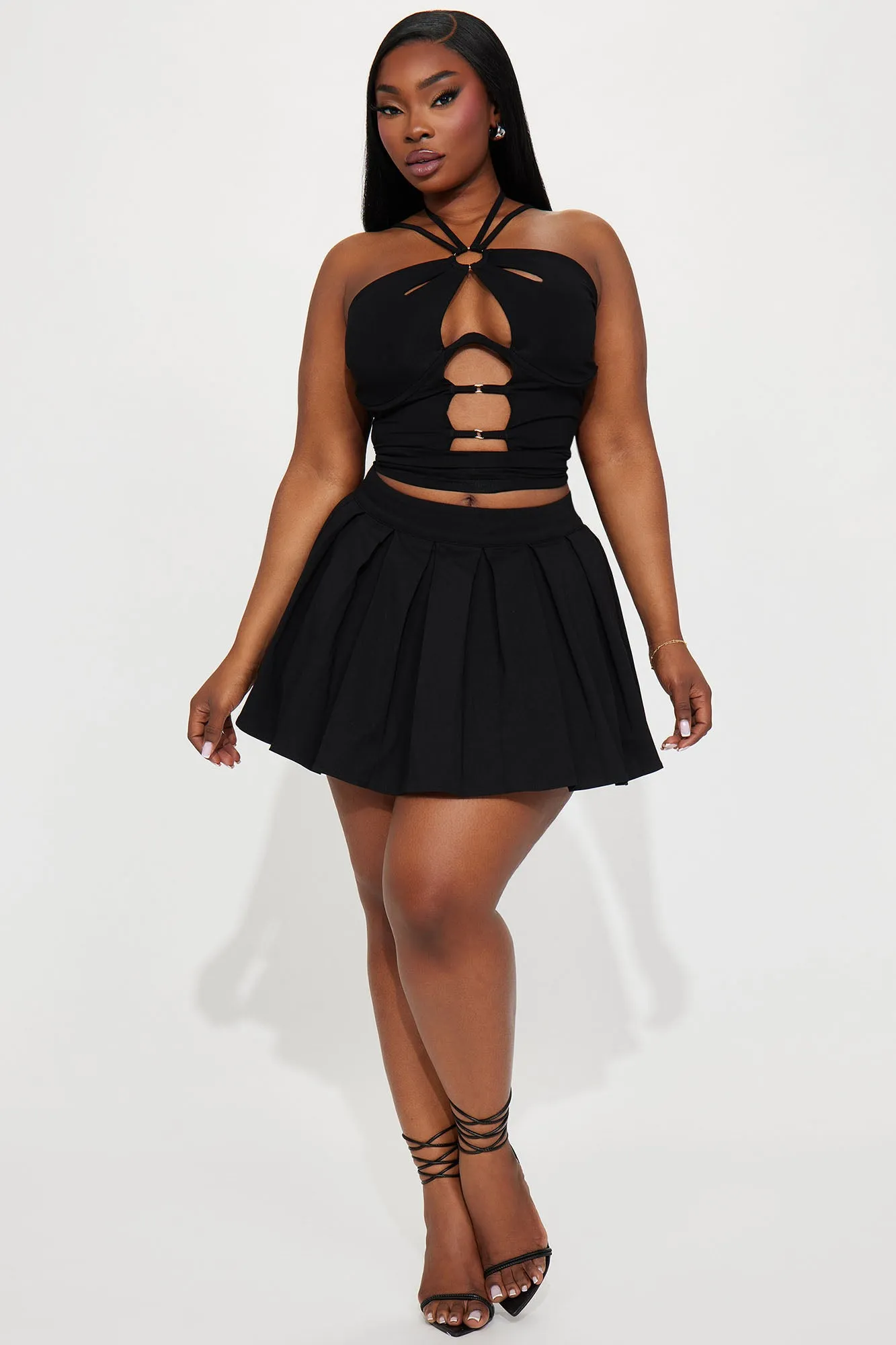 Better Behave Pleated Micro Mini Skirt - Black sold by Fashion Nova product image thumbnail 4