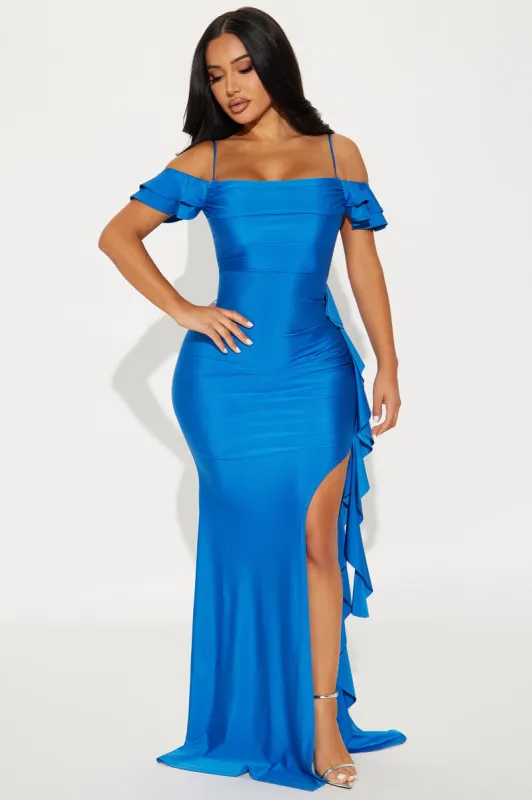Making Marks Gown - Blue sold by Fashion Nova