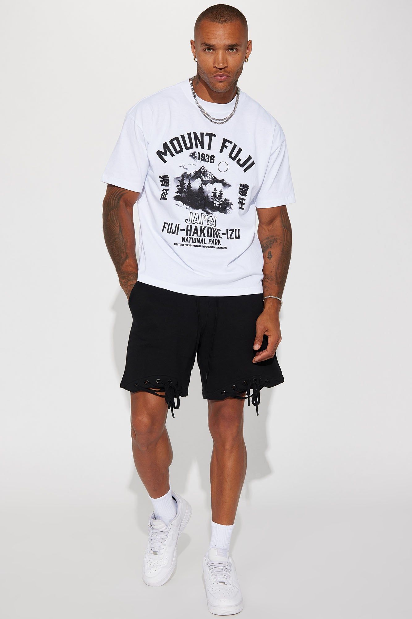Mount Fuji Japan 1936 Short Sleeve Tee - White sold by Fashion Nova product image thumbnail 3