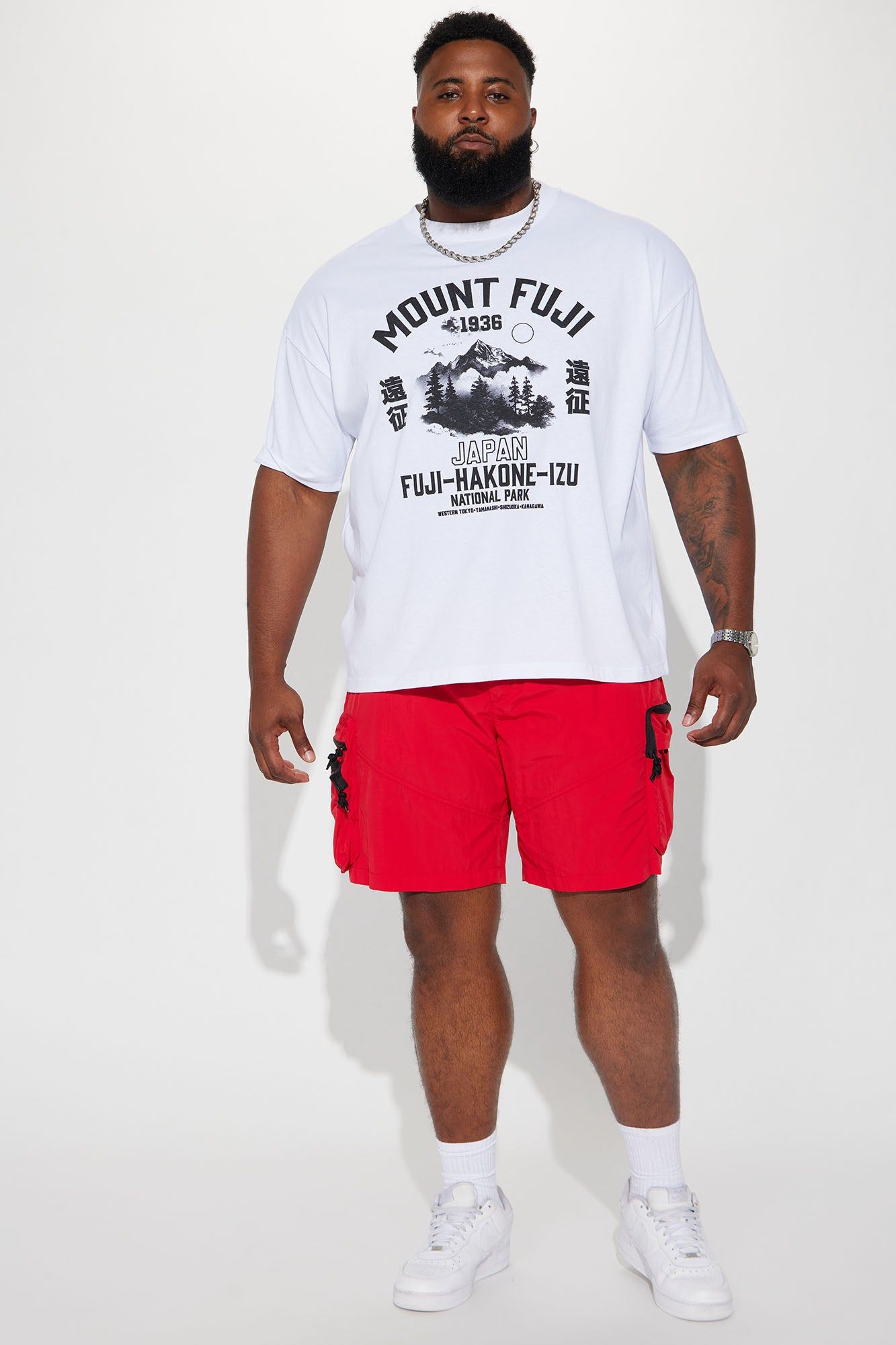 Mount Fuji Japan 1936 Short Sleeve Tee - White sold by Fashion Nova product image thumbnail 5