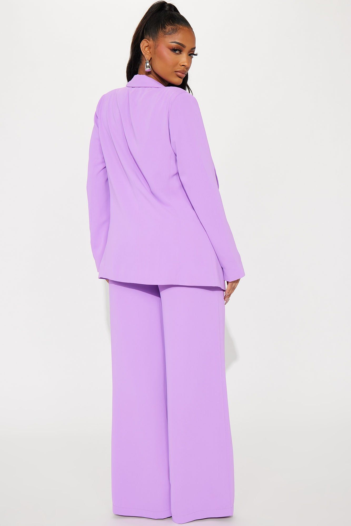 Next Meeting Blazer Pant Set - Purple sold by Fashion Nova product image thumbnail 3