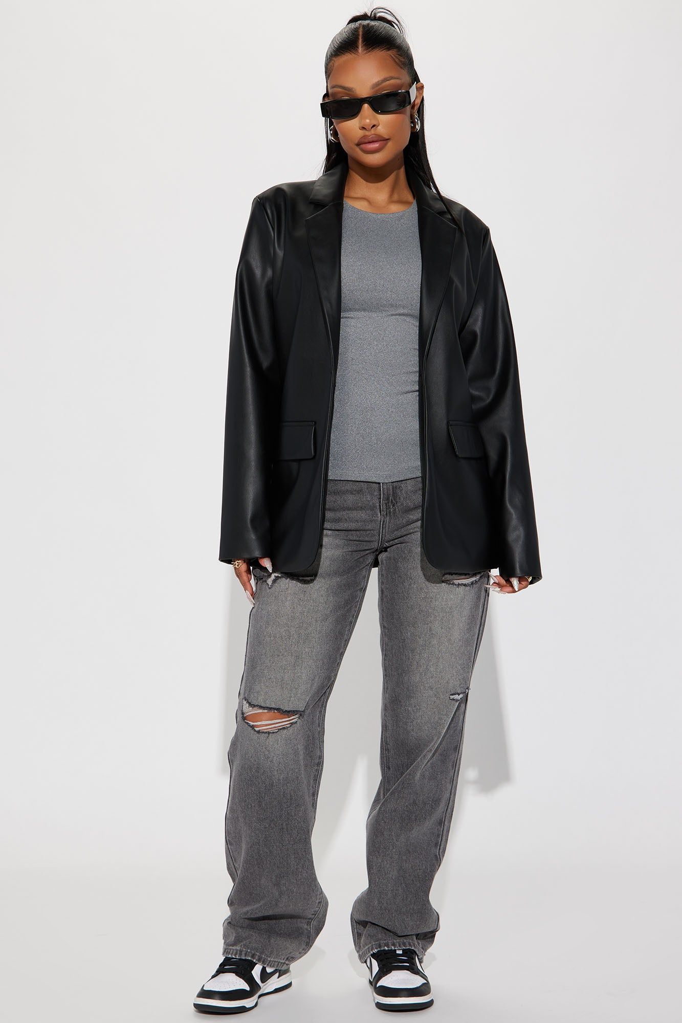 Alissa Double Lined Top - Charcoal sold by Fashion Nova product image thumbnail 2