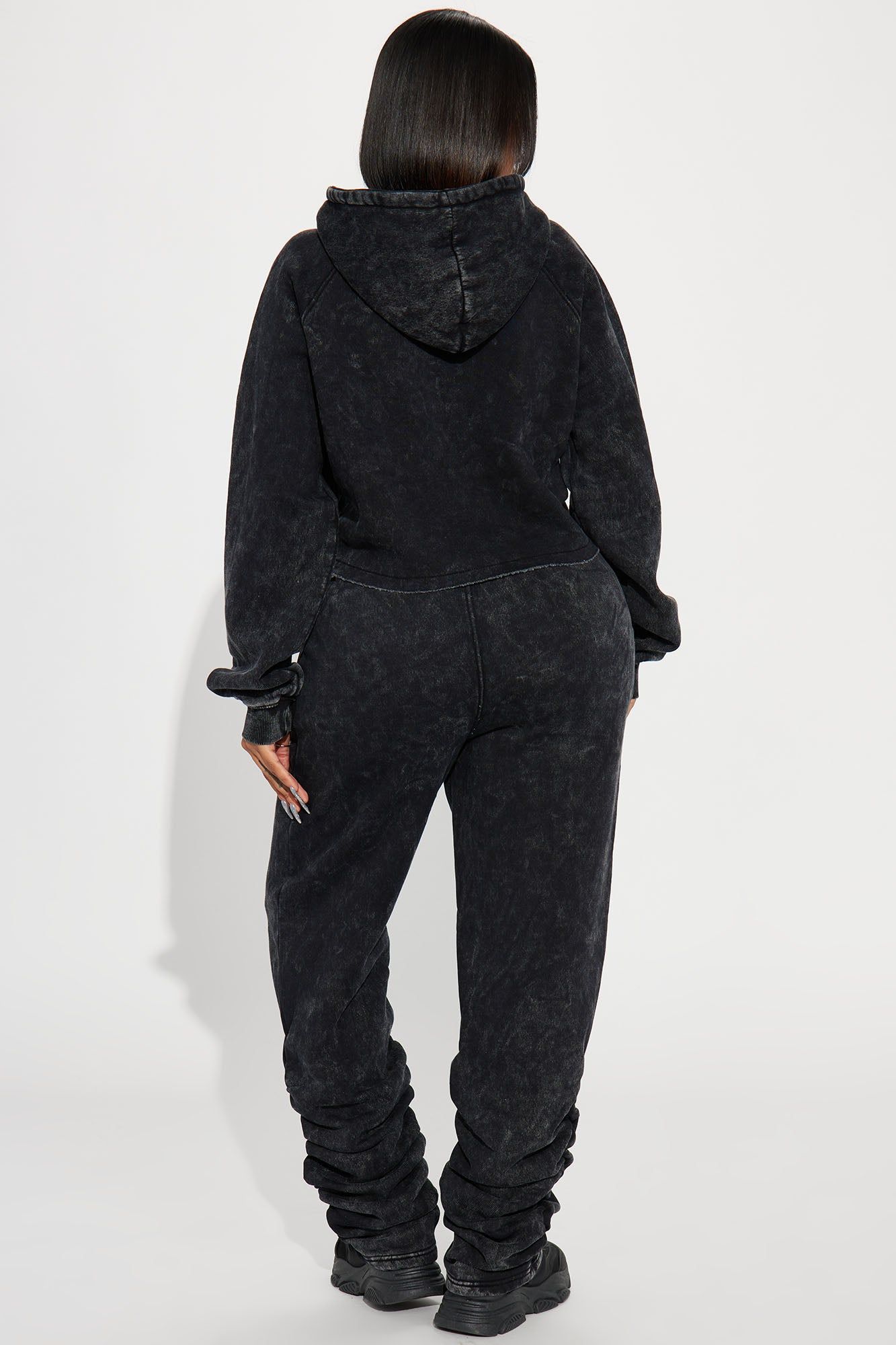 My Time Mineral Wash Jogger Set - Charcoal sold by Fashion Nova product image thumbnail 3