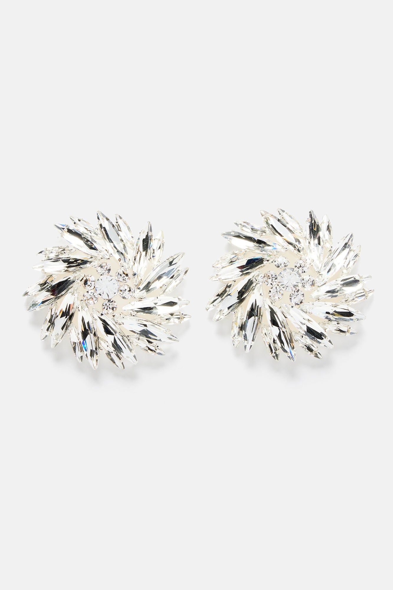 The Shiniest Of Them All Earrings - Silver sold by Fashion Nova product image thumbnail 2
