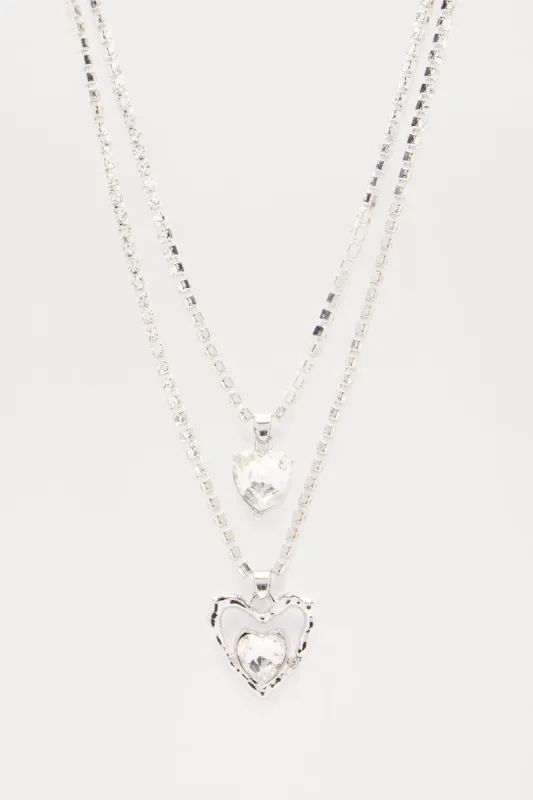 Love Language Necklace - Silver sold by Fashion Nova