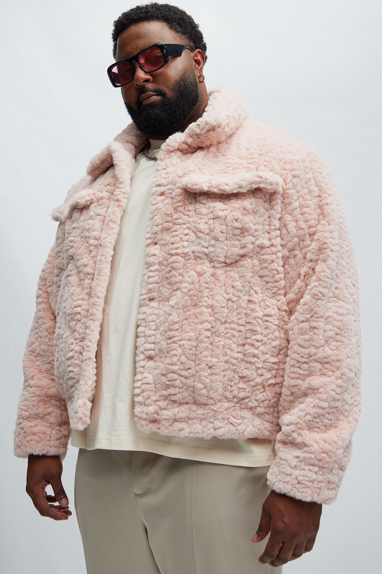 Francis Fur Jacket - Pink sold by Fashion Nova product image thumbnail 5