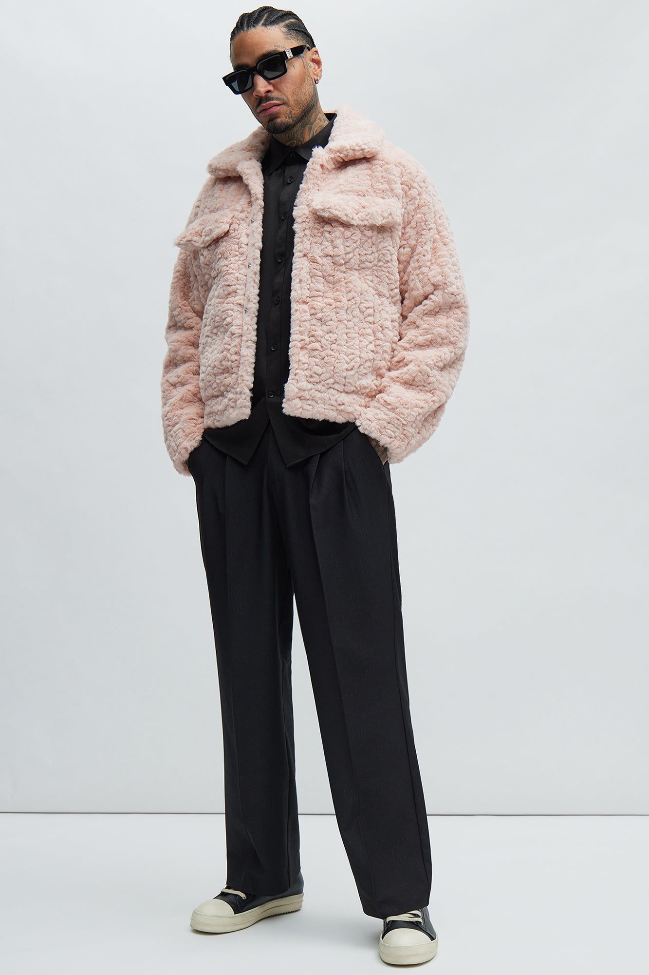 Francis Fur Jacket - Pink sold by Fashion Nova product image thumbnail 2