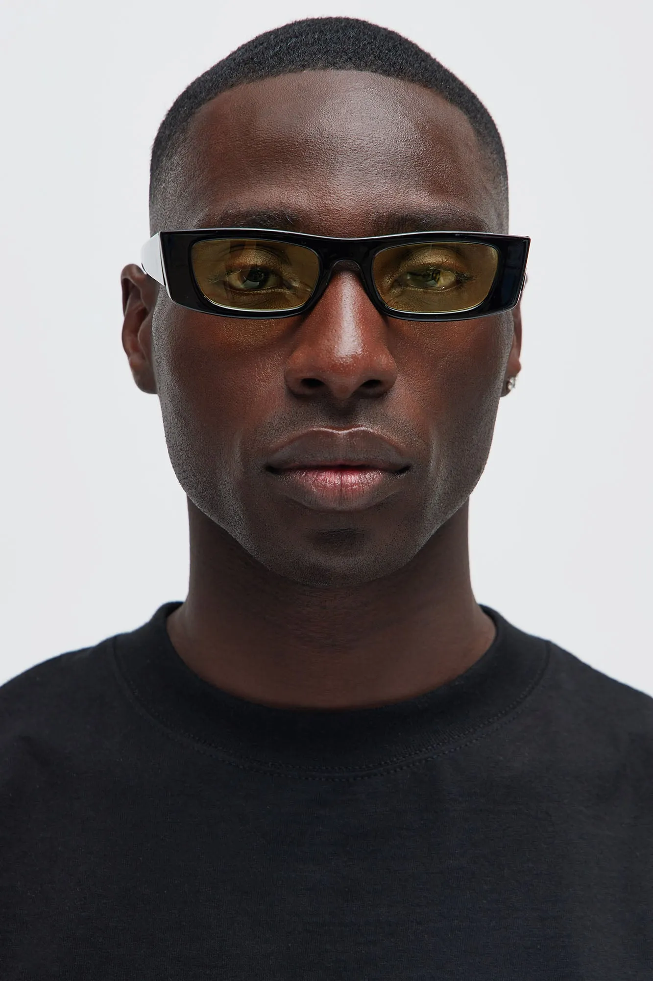 Vivid Vision Sunglasses - Black/Yellow sold by Fashion Nova