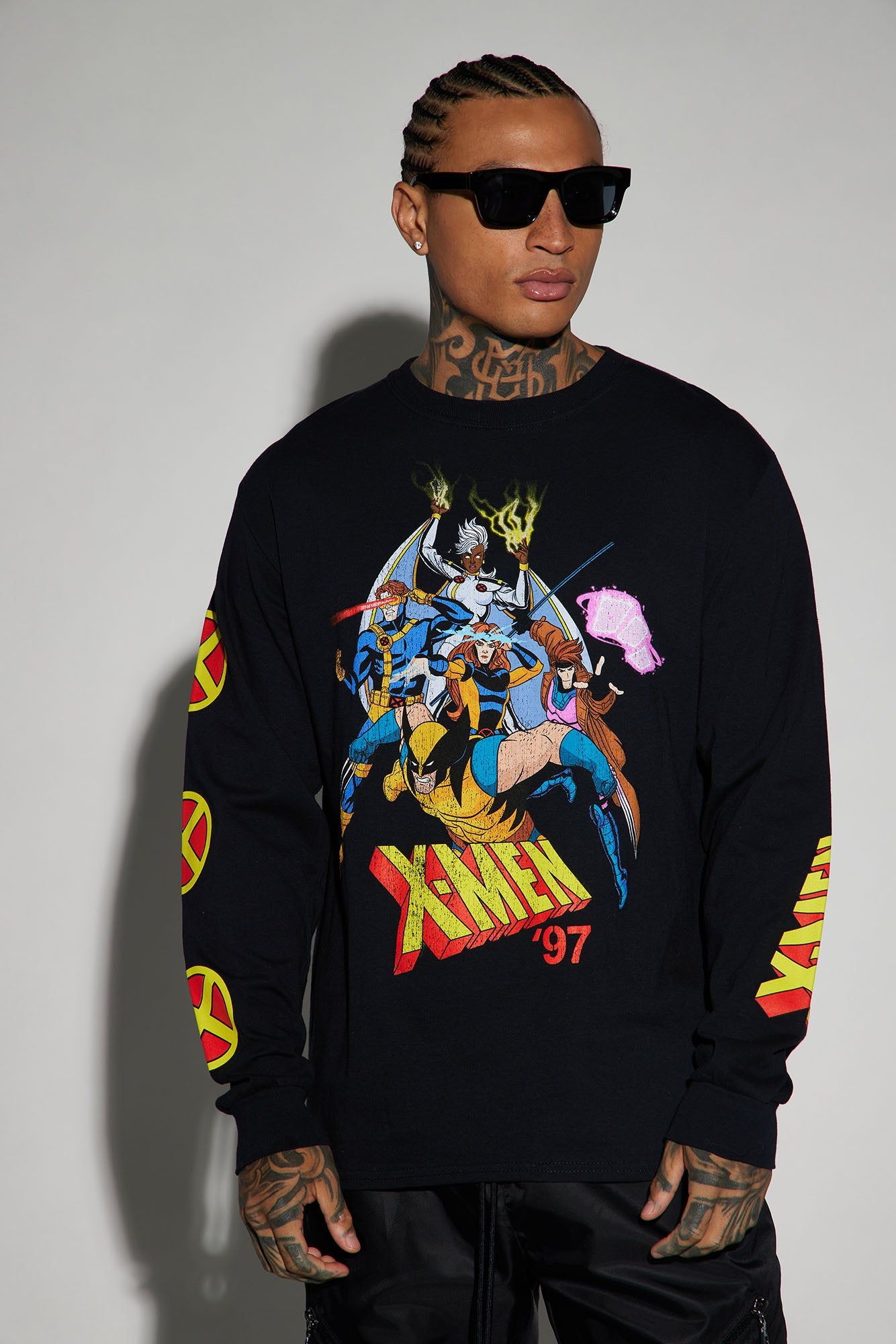 X Men Team X Long Sleeve Tee - Black sold by Fashion Nova