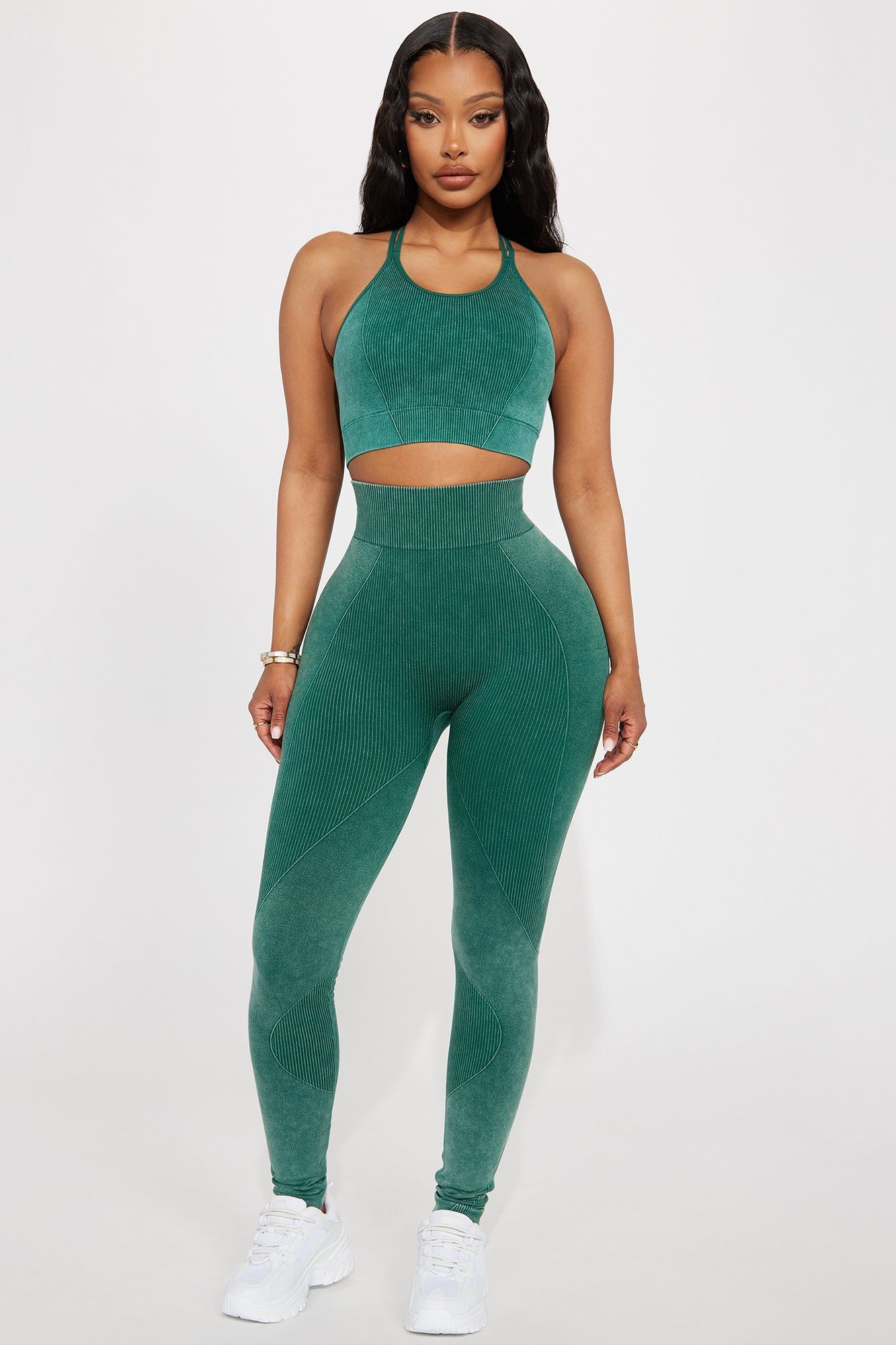 Stretch It Out Active Sports Bra - Green sold by Fashion Nova product image thumbnail 3