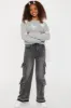 Mini One In A Million Cargo Pants - Black sold by Fashion Nova