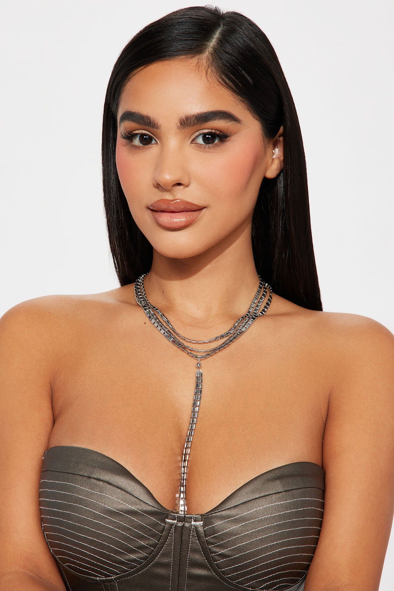 Out Of Touch Necklace - Silver sold by Fashion Nova product image thumbnail 2