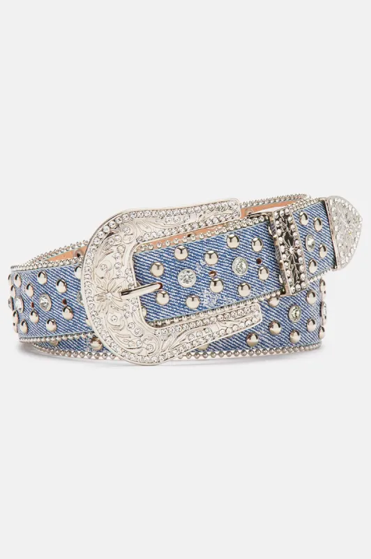 Glamorous Rodeo Belt - Denim sold by Fashion Nova