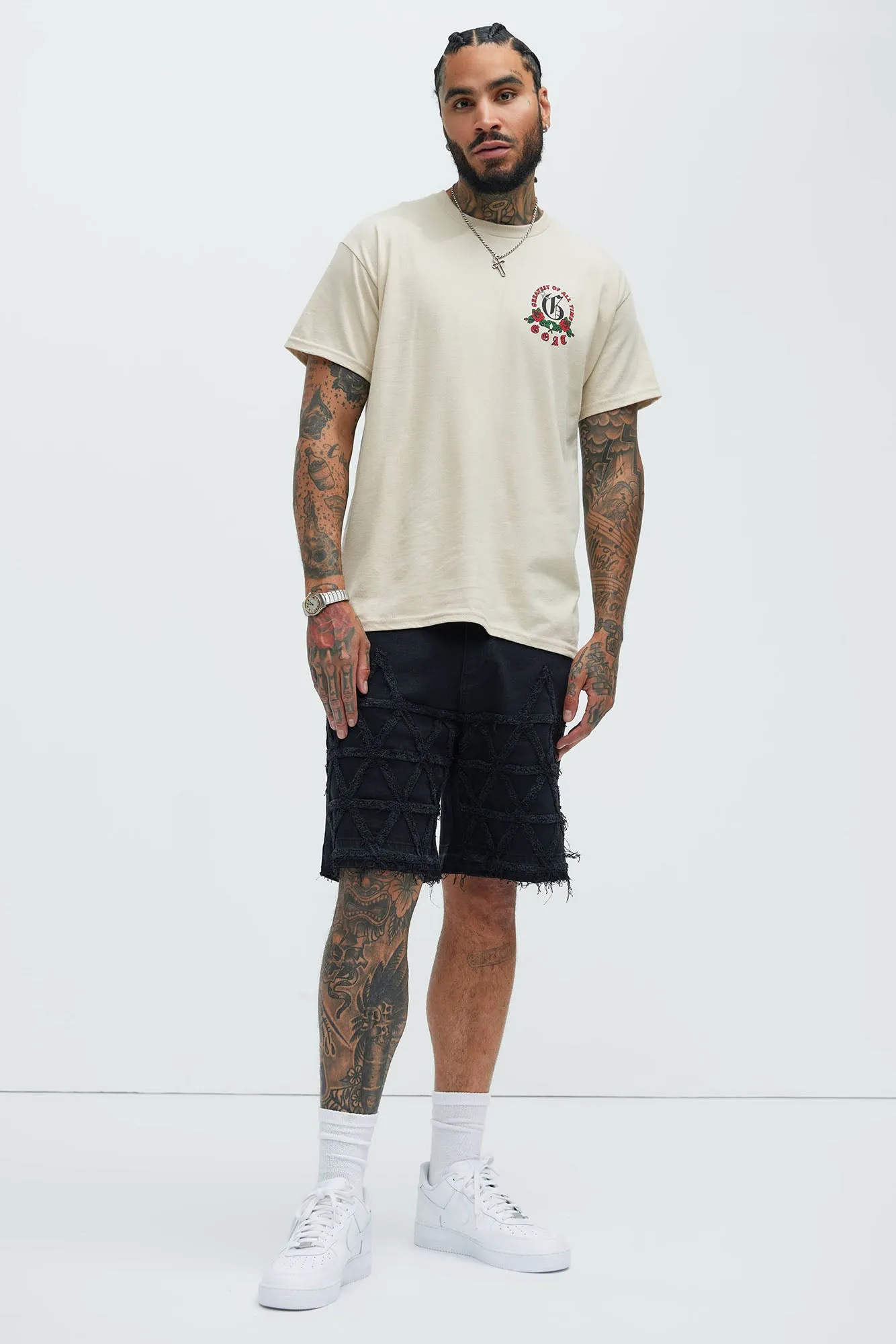 G Rose Short Sleeve Tee - Sand sold by Fashion Nova product image thumbnail 4