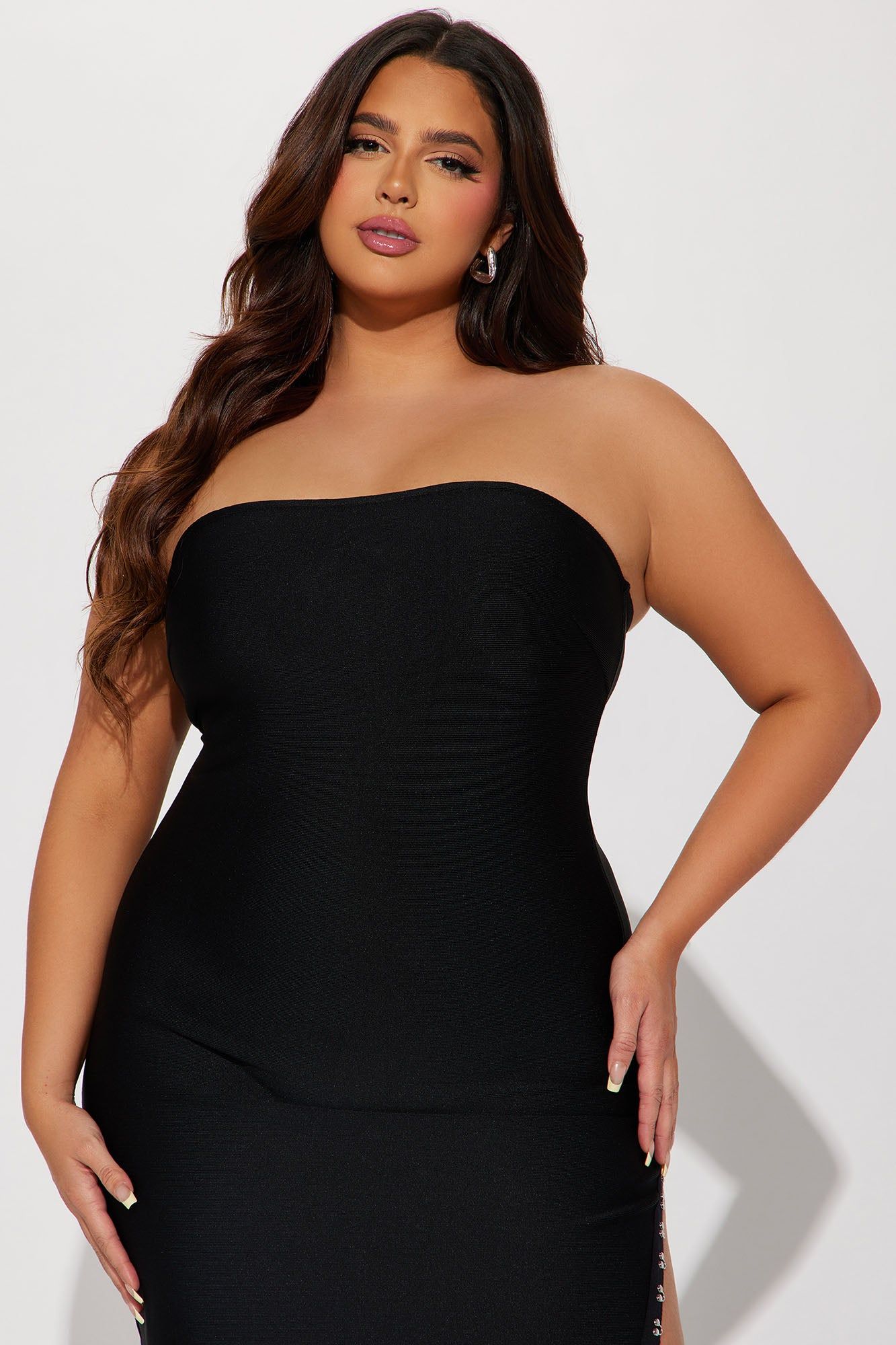 Aubrey Bandage Midi Dress - Black sold by Fashion Nova product image thumbnail 6