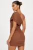 Kendall Mesh Mini Dress - Brown sold by Fashion Nova