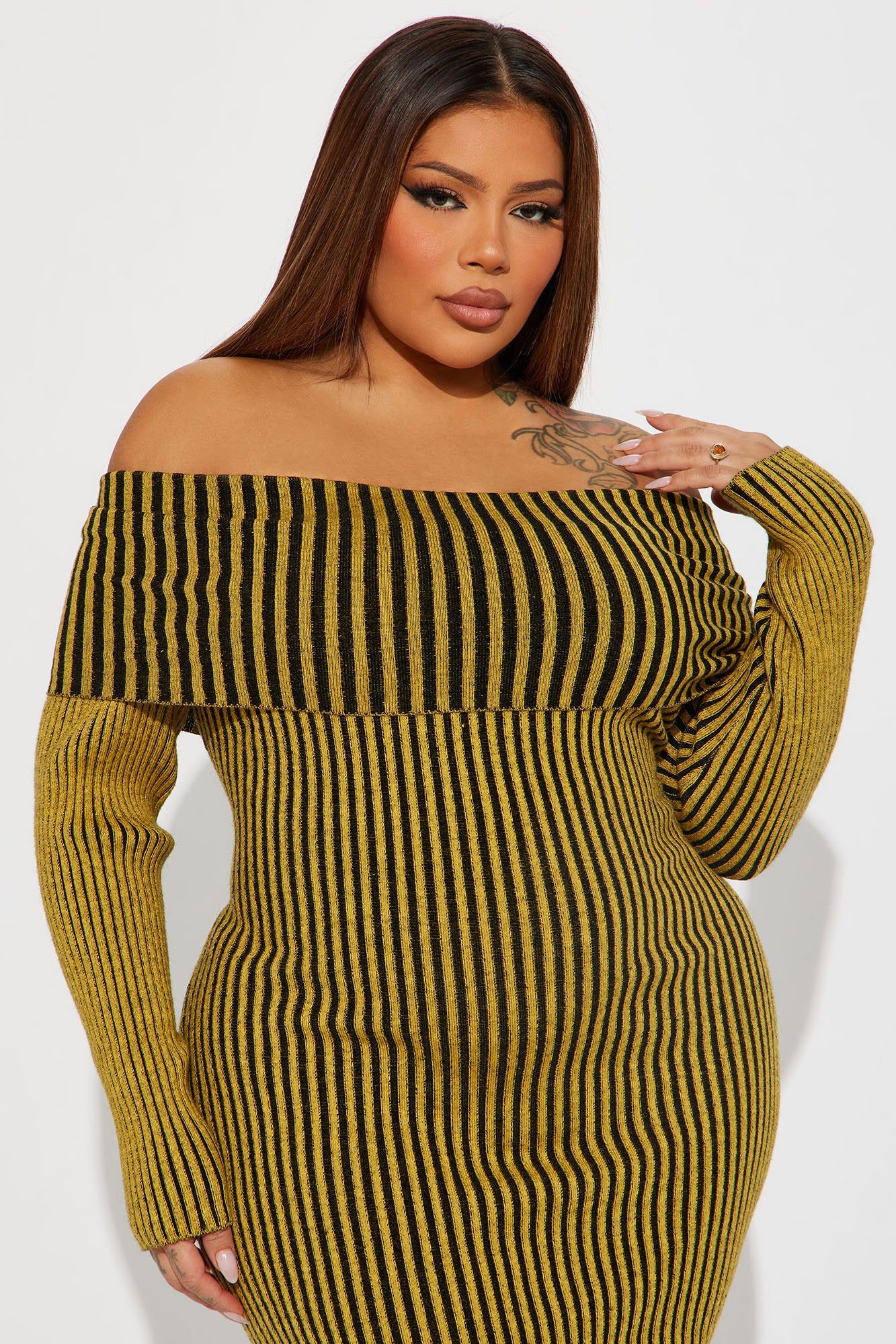 Juniper Sweater Maxi Dress - Mustard sold by Fashion Nova product image thumbnail 5