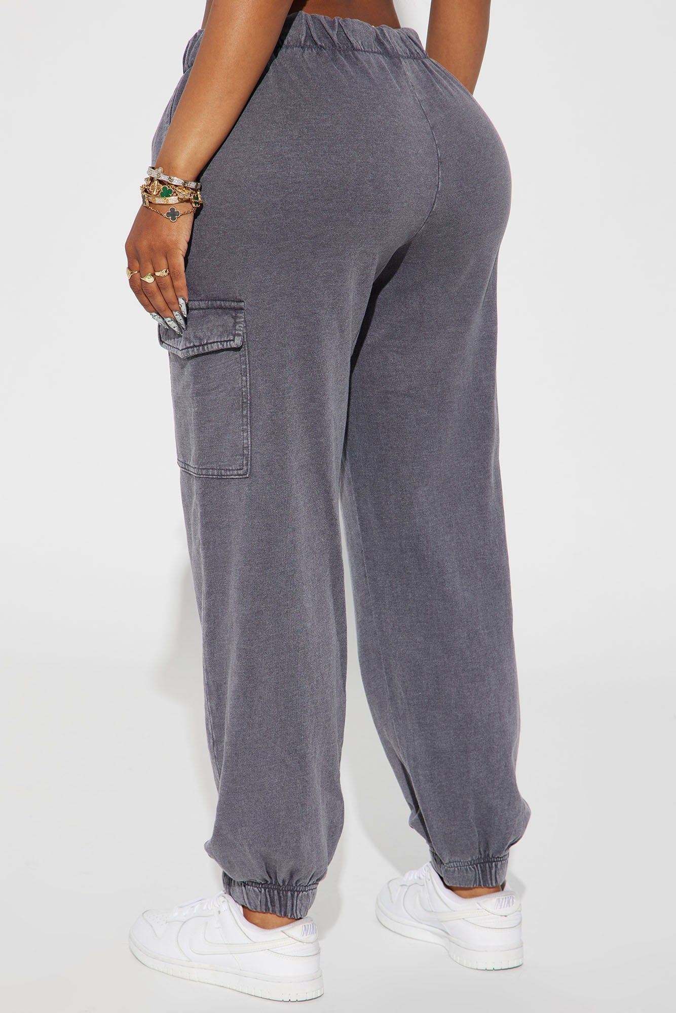 Fiona Fleece Jogger - Black sold by Fashion Nova product image thumbnail 3