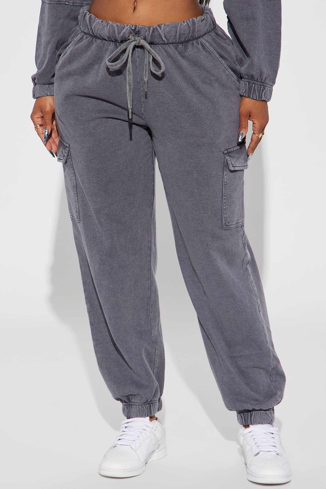 Fiona Fleece Jogger - Black sold by Fashion Nova product image thumbnail 2